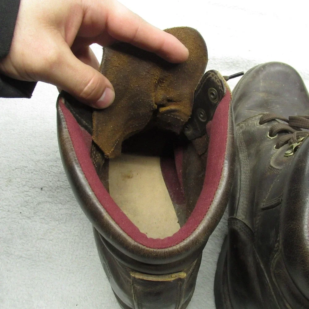 Chippewa Mens 13D Work Boots Brwn Leather Lace Up Classic Rugged Utility VTG USA